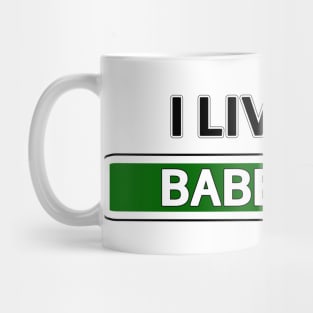 I live on Babe Blvd Mug